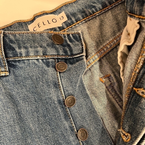 Cello Tuesday High Waisted Mom Jean Cropped Ankle Size 13 - Picture 3 of 6